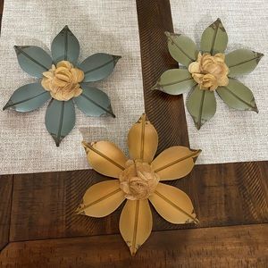 Metal Floral Wall Decor